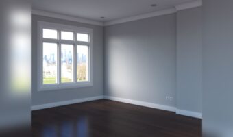 Dark Wood Floors With Gray Walls