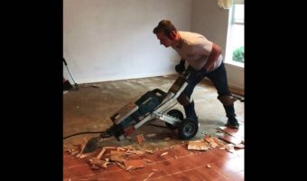 How to Remove Glued Wood Flooring
